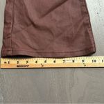 Edikted  Women's Luna Faux Leather Flare Jeans Metallic Brown Sz S Going Out Pant Photo 7