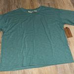 Christian Siriano teal baby tee Photo 1