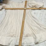 Boutique Sofie Label Dress Women Large Cream White Puffy Sleeve Boho Cottage Lagenlook Photo 3