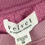 Velvet by Graham & Spencer Sweatshirt Size Extra Small Ombre Crewneck Pullover Pink Photo 2