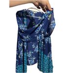 The Pioneer Woman Floral Open Front Sheer Kimono Duster Top XXL Blue Size 2X Photo 1