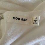 Mod Ref  Midi Dress Small White Embroidered Boho Resort Beach‎ Bridal Casual Photo 9