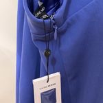 NADINE MERABI Lorrie Drape Halter Neck Wide Leg Jumpsuit Blue Size XXL Photo 7