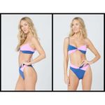 l*space πL*π Color Block Bikini (Ringo Top + Nancy Lee Bitsy Bottom) Small S NWT Photo 2