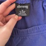 Ellemenno Women’s M Blue Purple Cotton Spandex Leggings Tights  Brand Size Medium Photo 2