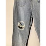 Abercrombie & Fitch NWT Saint Genies High Rise Straight Leg Light Wash Distressed Jeans Womens Sz 6 Photo 6