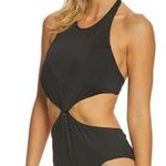 Carmen Marc Valvo  High Neck Halter Monokini Photo 0