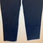 Max Mara Straight-Leg Tailored Business Casual Pants Lightweight Cotton Black 12 Photo 7