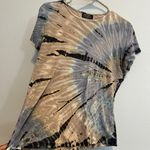 Tryst Y2K Tie-Dye Short Sleeve Multicolor T-Shirt Photo 2