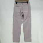 American Eagle American‎ Eagle Stretch Cargo Straight Pant Lilac Ice High Rise Utility 4 Long Photo 7