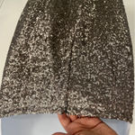 Halogen  Sequin Silver Pencil Skirt 2 Holiday Glam NYE Party Festive Y2K Winter Photo 6