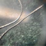 Sterling Silver 925 Mermaid Tail Pendant Necklace Serpentine Chain 16.5” Photo 2