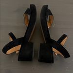 Madewell  The Lina Platform Sandal in True Black Suede Womens Size 10.5 Photo 10