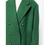 Michael Kors Mensy Double-Breasted Wool Blend Coat in Green, Size XL NEW Photo 4