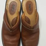 Born Shoes Born Brown Leather Clog Mules Size 9M Photo 1