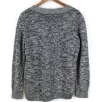 Susan Bristol White Label Womens Large Cardigan Sweater Metallic Minimalist Goth Photo 2