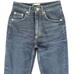 ZARA  Women's Blue Dark Wash High Waisted Ankle Flared Denim Jeans Size 2 Photo 2