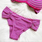 Chevron Pink Brazilian Halter Bikini Set Size M Size M Photo 1
