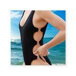 PacSun new x LA Hearts ࿊ Cut Out Rose Gold Rings One Piece Swimsuit ࿊ Black ࿊ XS Photo 10