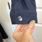 Women’s dark denim cropped‎ button front jacket NWT by Michel. Studio Blue Size 24 Photo 5