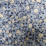Chadwick's 1990s Vintage Blue Floral A-Line Midi Dress Size 10 Cottage Core Photo 8