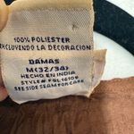 Faded Glory  M Brown 3/4 Top Boho Whimsygoth Summer‎ Cottage Fairy Sequin Plisse Photo 7