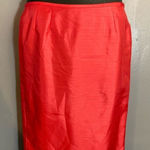 Kasper silky red pencil skirt Photo 0