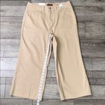 Judy Blue  High Waist Wide Leg Light Tan Crop Jeans Photo 3