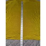 J.Jill Love Linen Top Womens Yellow Seamed Elbow Sleeve Tunic Shirt Size Small Photo 5