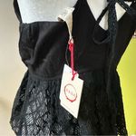 Raga NWT -  - sleeveless rhinestone lace top Photo 5