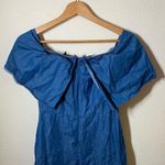 Night Walker denim off the shoulder dress with slits on sides & pockets ( S ) Photo 5