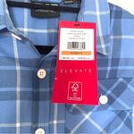 Spyder Blue Plaid Button Down Flannel Photo 1