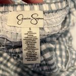 Jessica Simpson  szS Blue and White Gingham Checkered Dress with Lace Trim EUC Photo 3