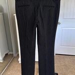 Star City Black pinstripe straight leg trousers with a subtle pleat #workwear Photo 4