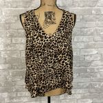 ZARA  Leopard Print Blouse Tank Top Photo 1