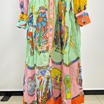 NWOT ALÉMAIS Ramie Balloon Sleeve Pleated Maxi Shirt Dress Long Sleeves Sz 8 Photo 9