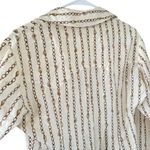 Chloé Silk Chain Print Seedpearl Beige Blouse Photo 14