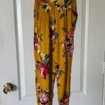 Heart Hips Mustard Floral Jumpsuit Yellow Photo 0