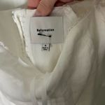 Reformation  Marella Linen Midi Dress in White 6 Photo 5