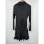Calvin Klein  Cable Knit Shawl Neck Sweater Dress Women's Large Gray Classic Photo 4