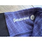 Betabrand  XL Powerdown Skinny Purple Print Yoga Slacks Pants Stretch Leggings Photo 1