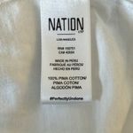 Nation Ltd Loren Smocked Peasant Tee White Small Neutral Minimalist Capsule Photo 9