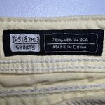 Miss Me  Pastel Yellow Low Rise‎ Denim Juniors Ladies Shorts Size 29 Western Y2K Photo 4