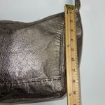 The Sak  Pigskin Leather Metallic Gold Satchel Shoulder Bag Purse ~13x9” Photo 5