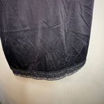 Vasserette Slip Dress Size 40 Black Lace‎ Adjustable Straps Nylon Photo 3