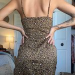 Urban Outfitters Olive Satin Mini Dress Photo 5