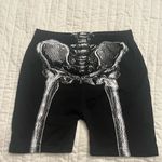 Dolls Kill NWOT  skeleton bike shorts Photo 1