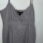 Forever 21 NWT  Grey/Purple Spaghetti Strap Babydoll Dress Size Large Photo 1