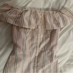 Hollister off the shoulder striped dress Photo 3