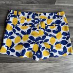 Loft Lemon Print Shorts - Yellow and Blue Photo 4